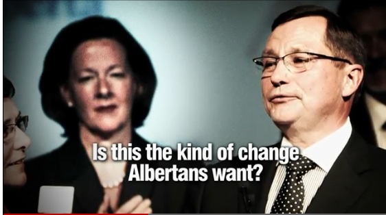 Image from Wildrose Attack Ad