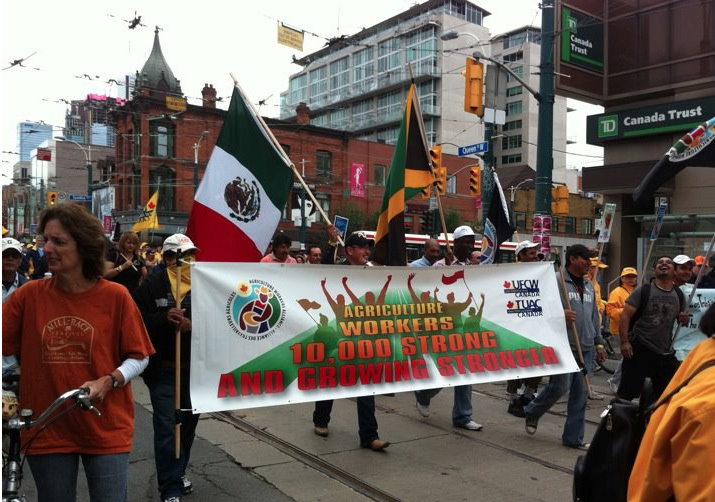 Agricultural workers Labour Day parade 2011