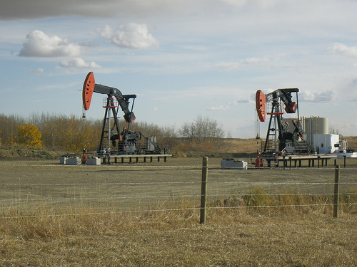 Alberta oil pumps