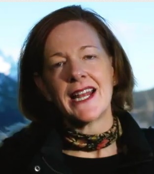 Alberta Premier Alison Redford, from her latest TV ad