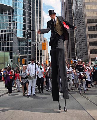 The People's Procession for Jack Layton, Aug. 27, 2011. Photo: Ian Munroe/Flickr