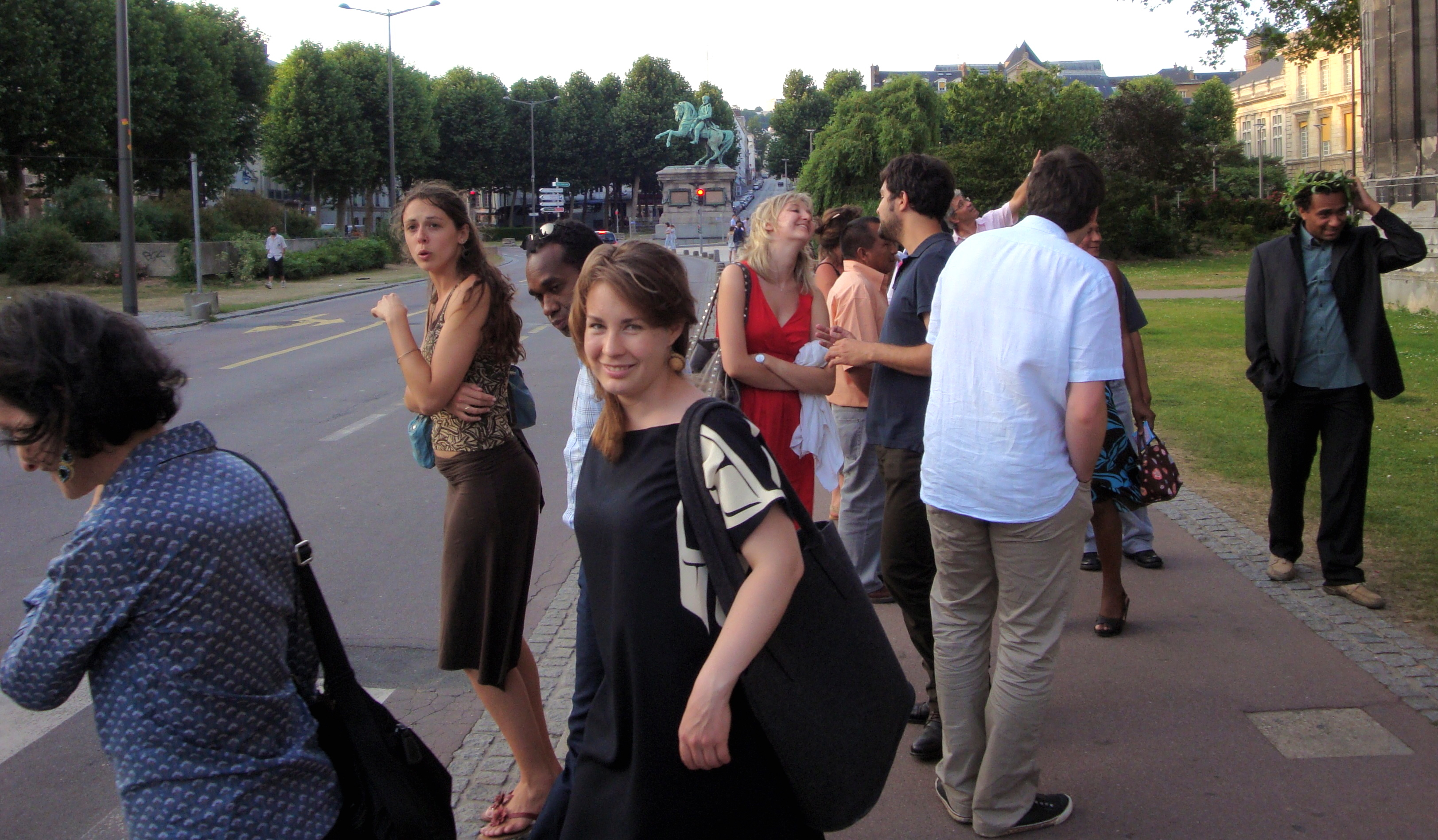 Dana Bellis in Rouen, France, July 2010.