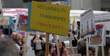 Accountability, transparency, democracy