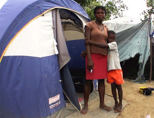 600,000 earthquake survivors still living in harsh conditions. Photo credit: Haiti Grassroots Watch.