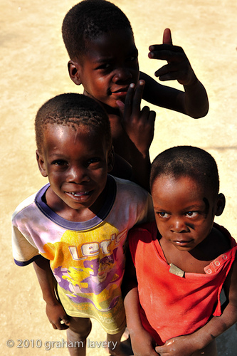 The children of Haiti are recovering. Photo taken Feb. 9, 2010. Credit: Graham Lavery.