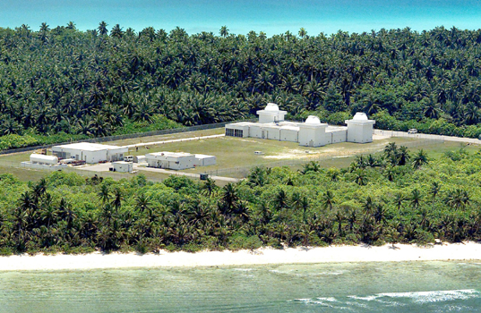 The Ground-Based Electro-Optical Deep Space Surveillance System (GEODSS) facility at Diego Garcia is one of three operational sites worldwide. Photo: United States Air Force photo/Senior Master Sgt. John Rohrer/Wikipedia.