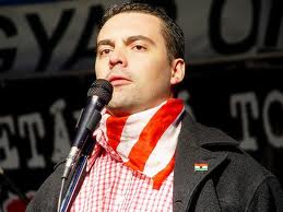 Hungarian extreme right leader Gabor Vona: 47 seats in Parliament