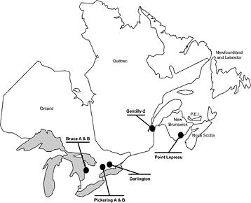 Nuclear Stations in Canada