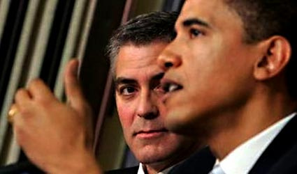 Obama Clooney