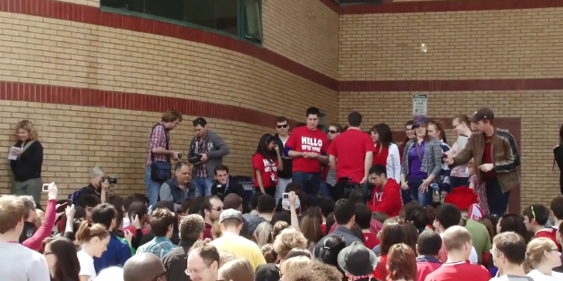 London vote mob with Rick Mercer