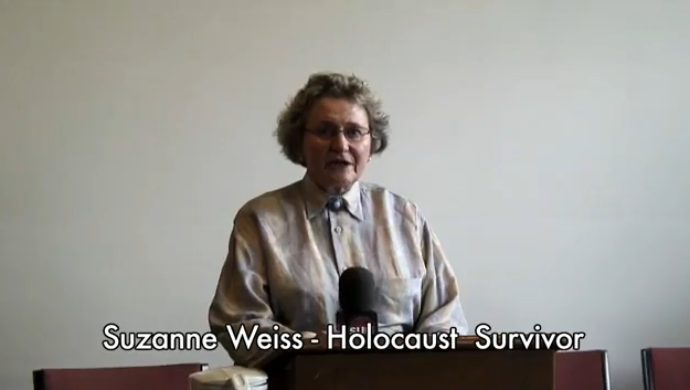 Suzanne Weiss, Holocaust survivor, voices her support for the Canada Boat to Gaza