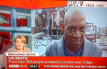 London Riots: the BBC will never replay this - send it out!