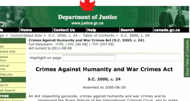 Joshua Blakeney discusses the impunity afforded to war criminals in Canada.