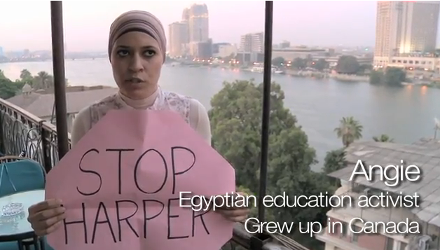 Egyptian activists speak about Arab Spring and support for Brigette DePape