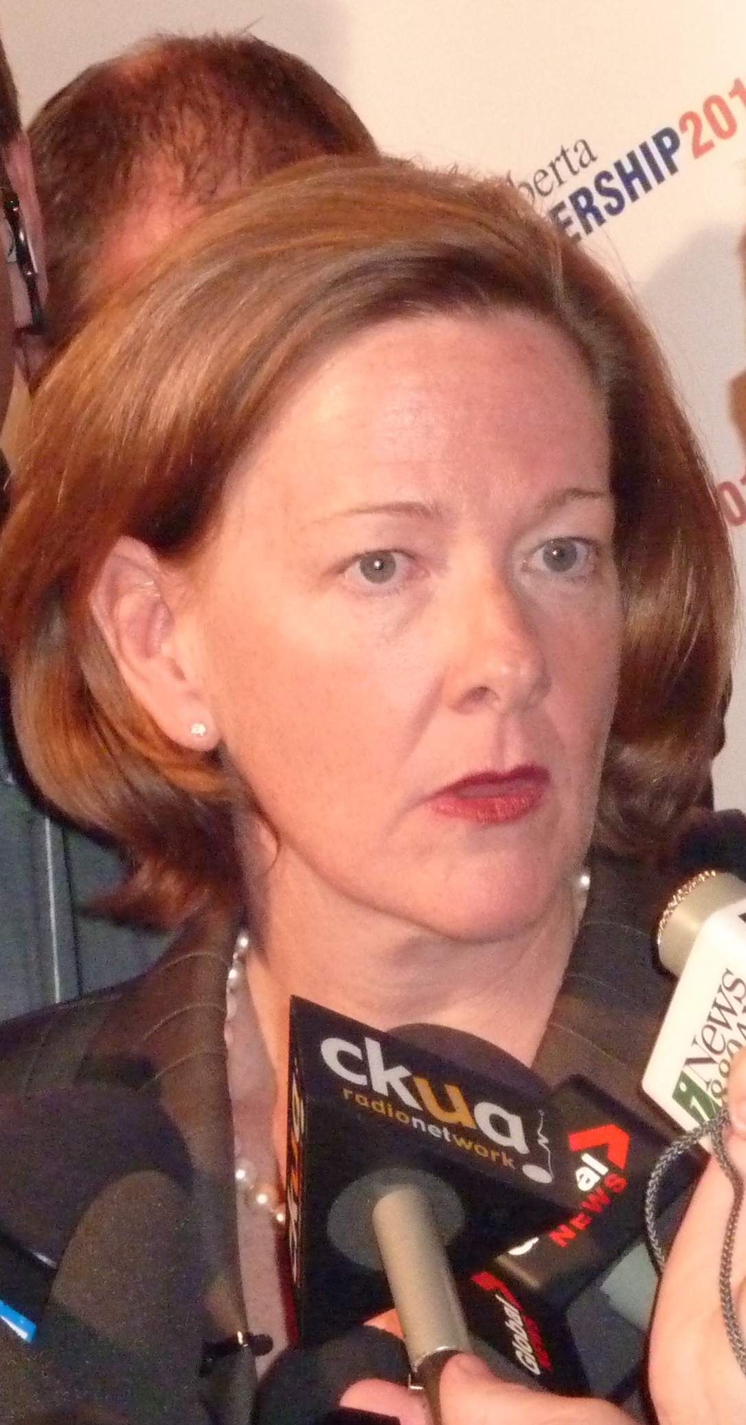 Alberta Premier Alison Redford