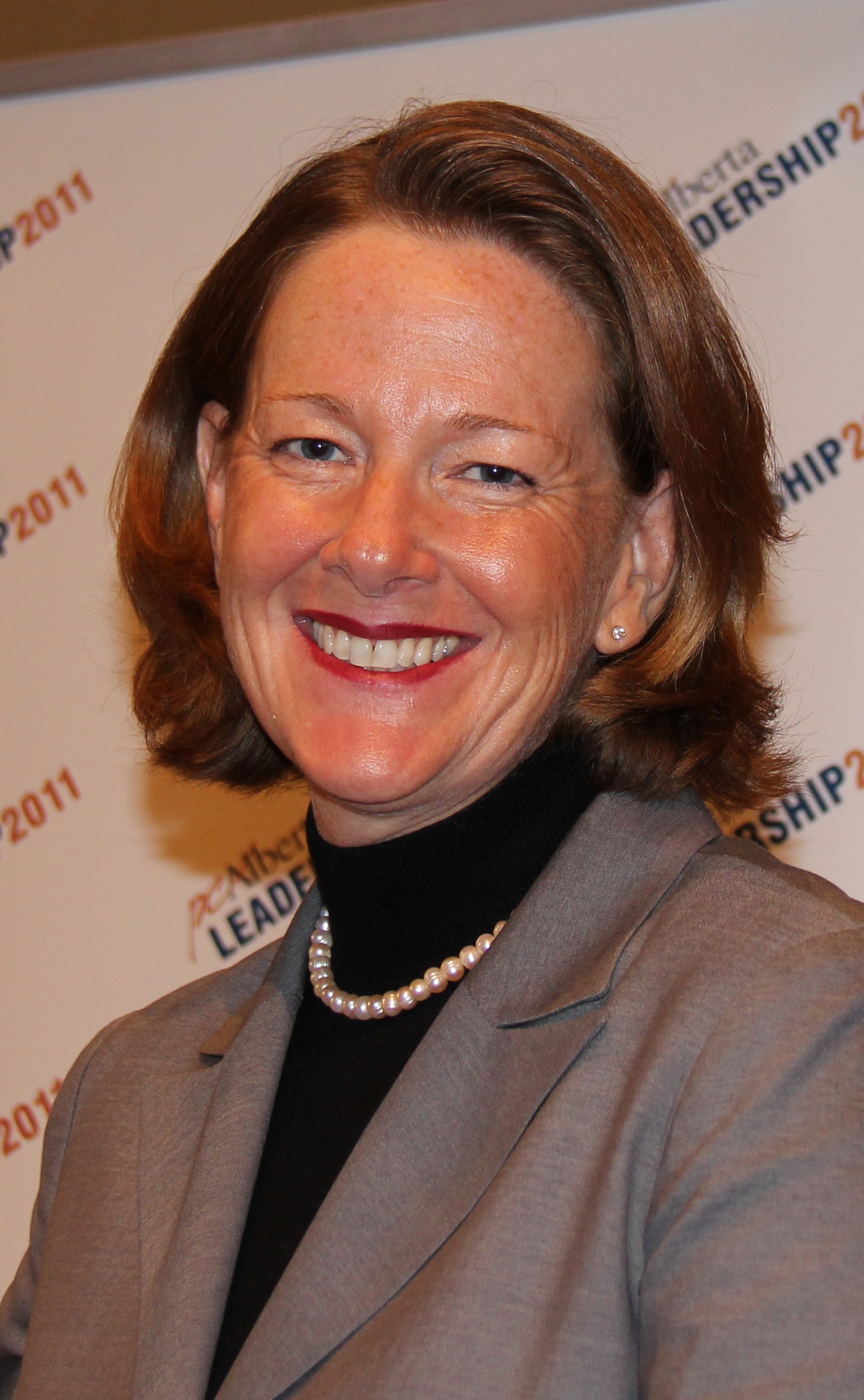 Alberta Conservative leadership candidate Alison Redford