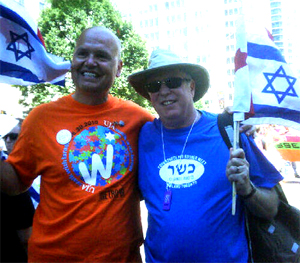 Rocco Rossi and Bernie Farber at Pride 2010