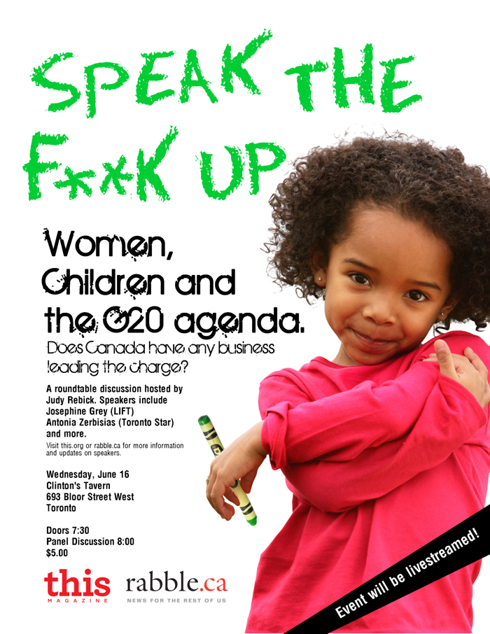 SPEAK THE F__K UP ad