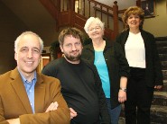 University of Ontario professors Michael Lynk, David Heap, Rebecca Coulter and Randa Farah. Photo: Richard Gilmore