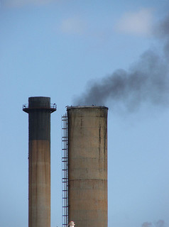 Pollution from smokestacks. Photo: Peter Grima/Flickr