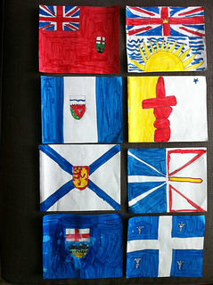 Canadian provincial flags. Photo: S0MEBODY 3LSE/Flickr