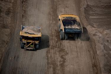 Aerial shot of Athabasca tar sands. Photo: Shell/Flickr