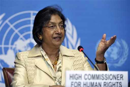 UN HIgh Commissioner for Human Rights Navi Pillay