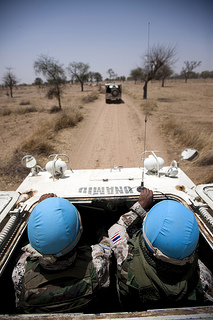 UNAMID Officers on Patrol in Sudan. Photo: UN Photo/Albert Gonzalez Farran/Flick