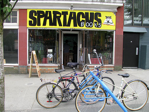 Spartacus Bookstore in Vancouver. (Photo: http://notsentlettersproject.com/)