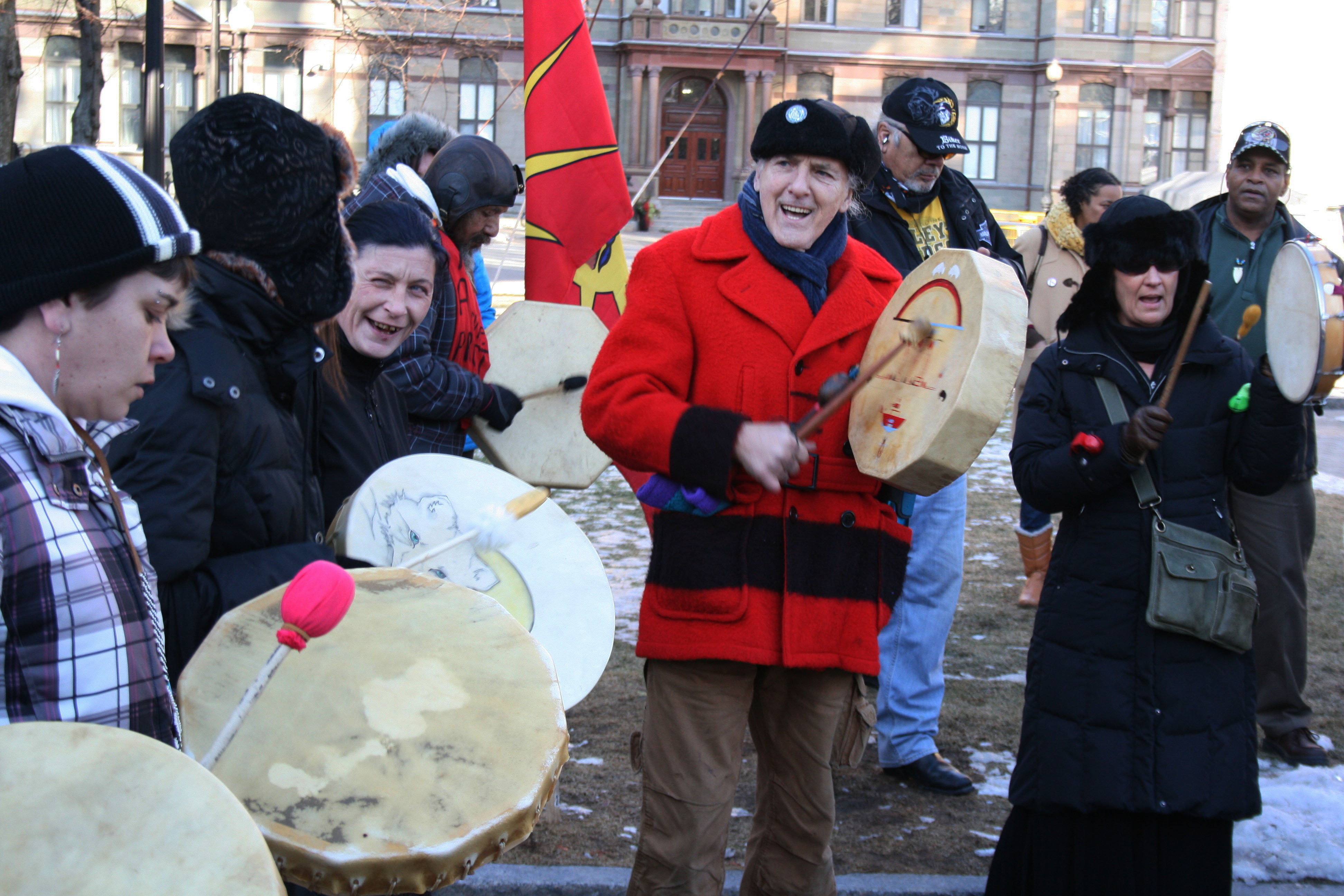 Idle No More rally in Halifax's Grand Parade