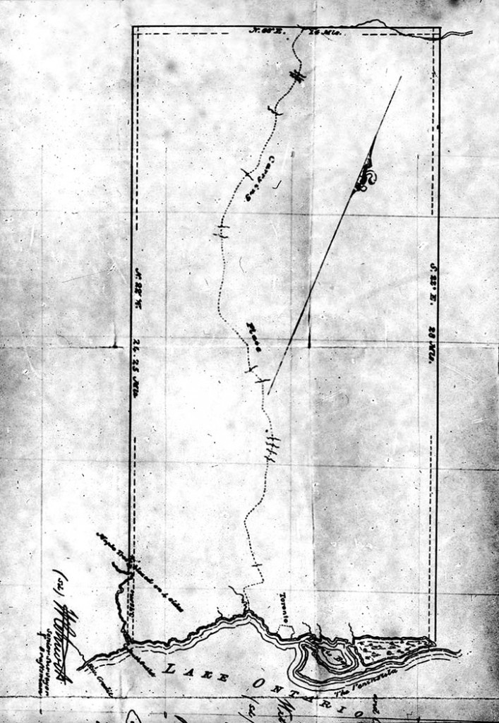 A map of the Toronto purchase. 1860. City of Toronto Archives, James Salmon coll