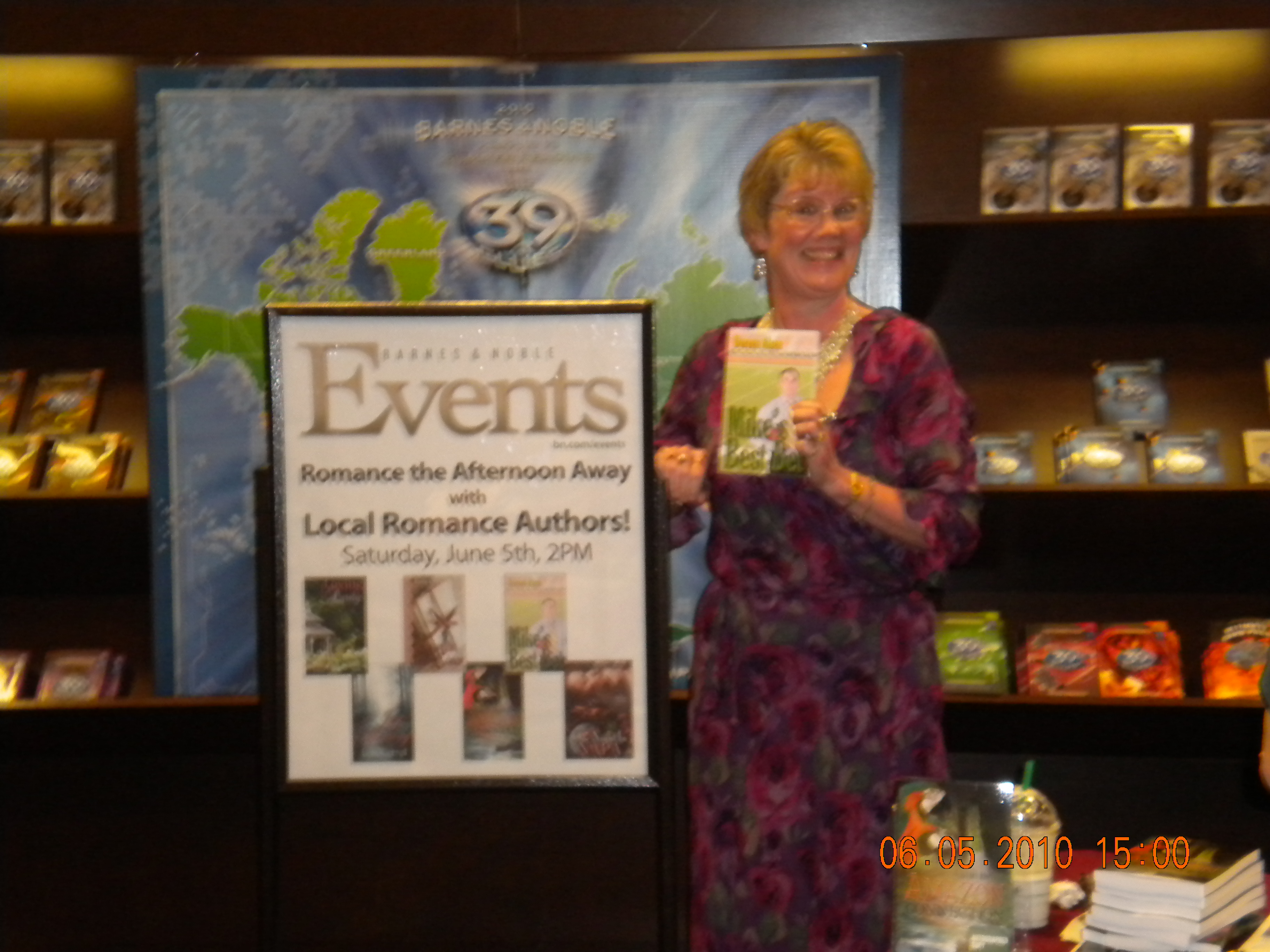 Doreen Alsen at a book signing