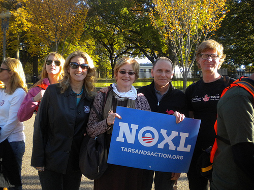 The Council of Canadians at the #Surround the White House protest, November 2011