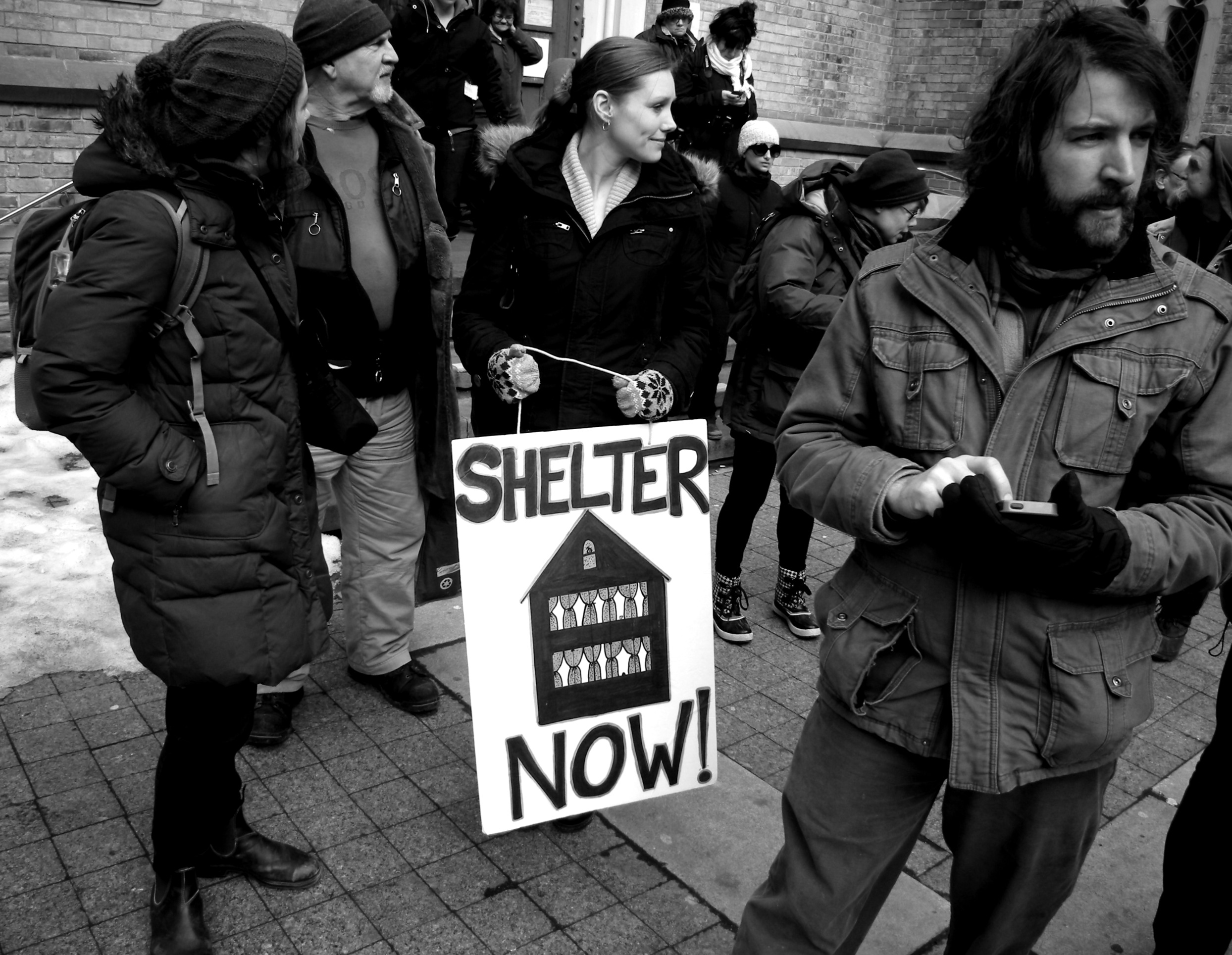 A crowded shelter. Image: Cathy Crowe