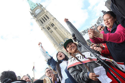 March 25, 2013 on Parliament Hill. (Photo: Ben Powless)