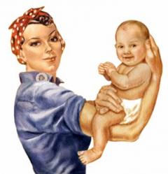 rosie_the_riveter_with_a_baby