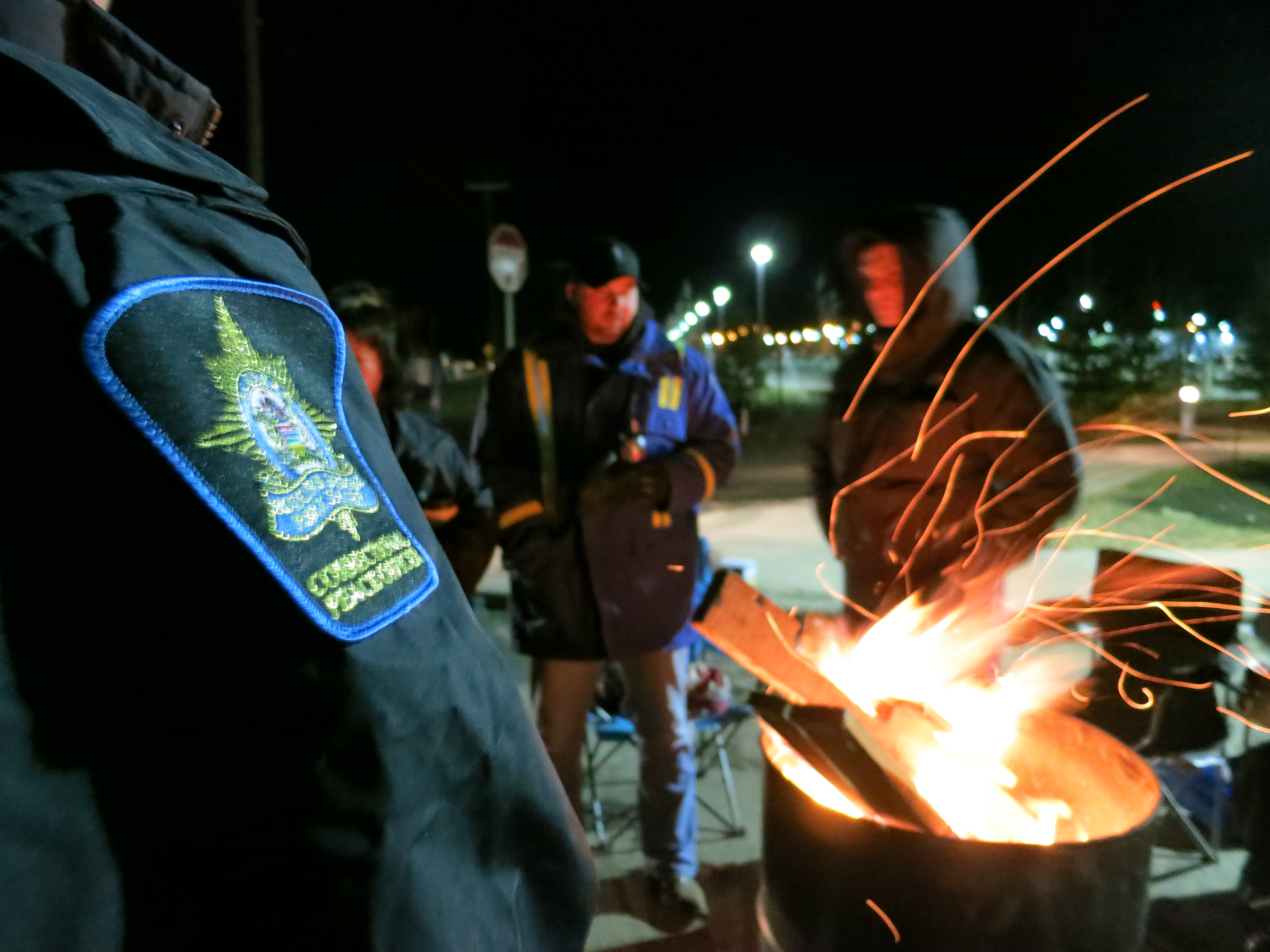 Edmonton Remand Centre Picket Line, April 27, 2013