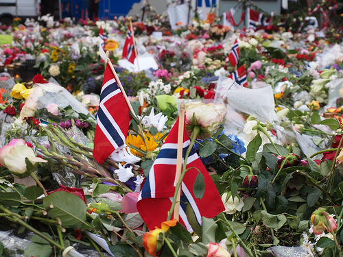 A memorial for vicitms of Norway's 2011 massacre.