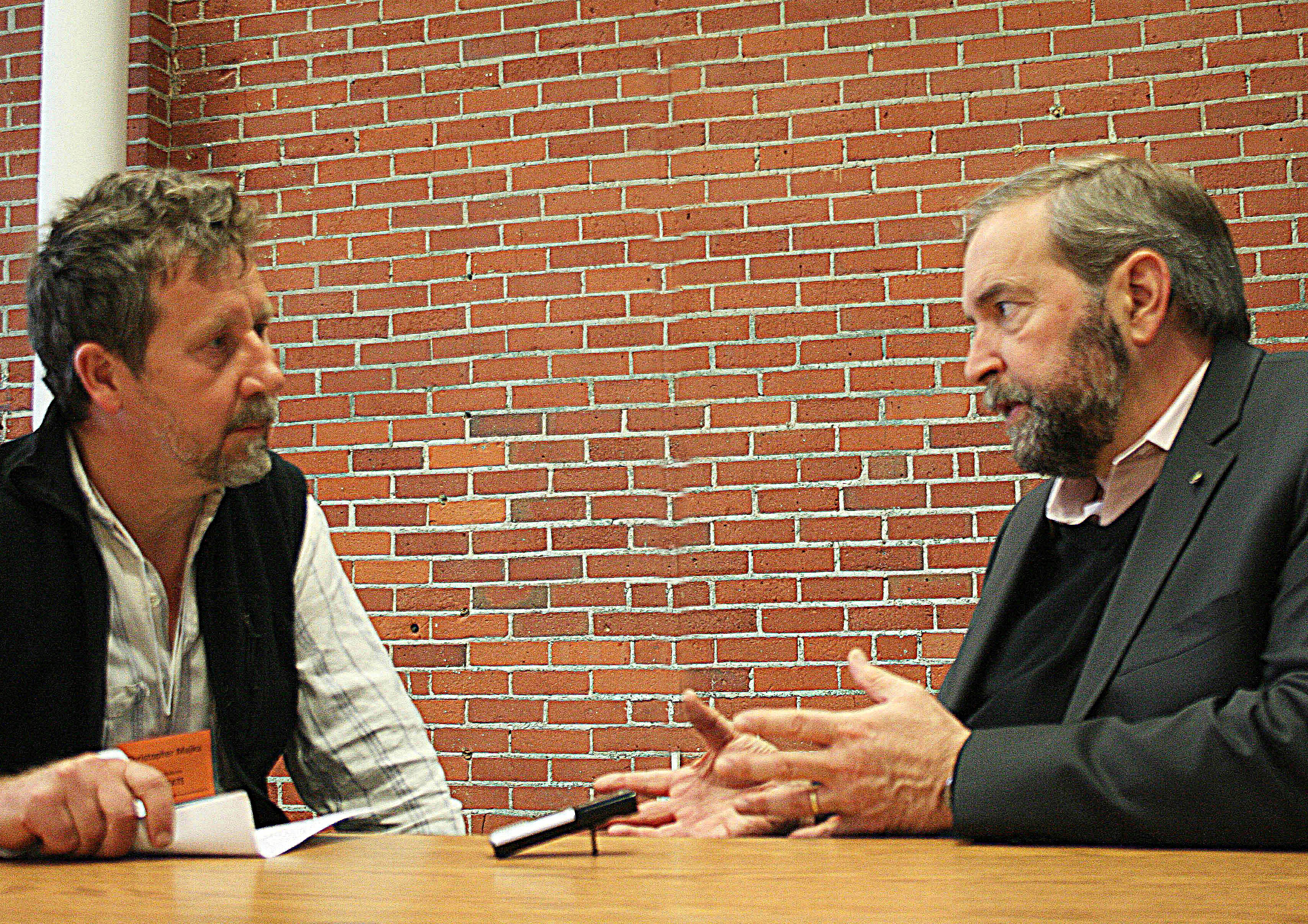 Christopher Majka and Thomas Mulcair