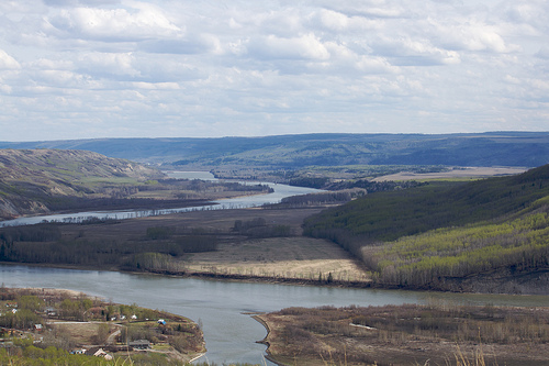 Photo: proposed location of Site C Dam by flickr/tuchoti