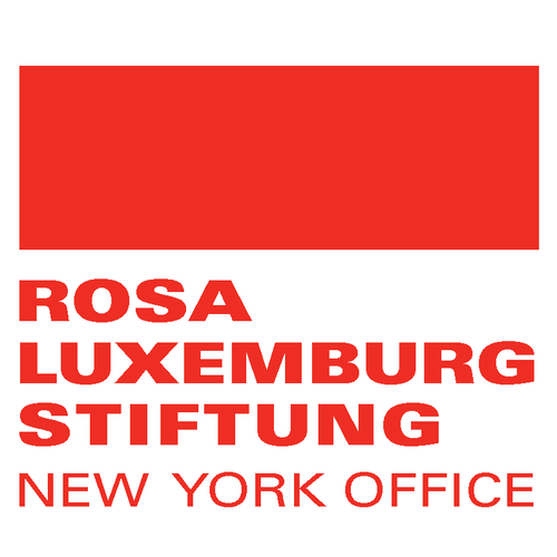 Logo of the Rosa Luxemburg Foundation, U.S. office.