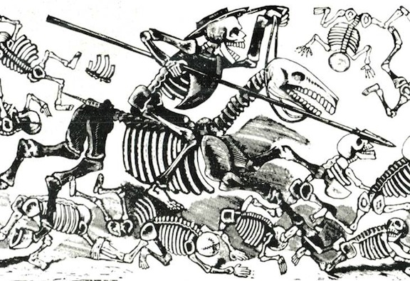 Jose Guadalupe Posada, “Calavera de Don Quijote” Mexican printmaker & political