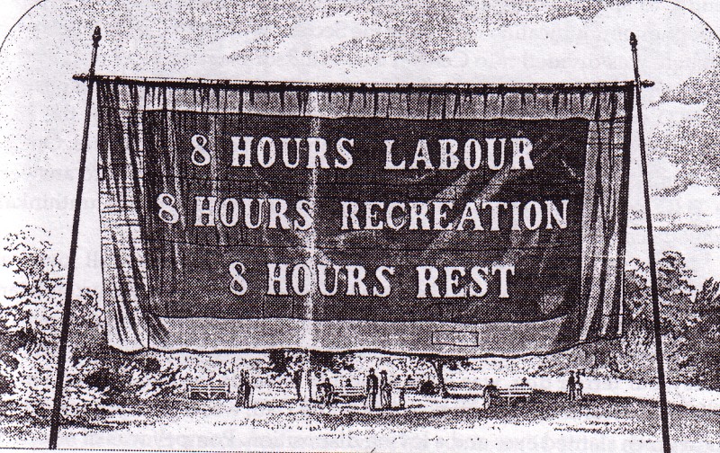 1856 Labour banner