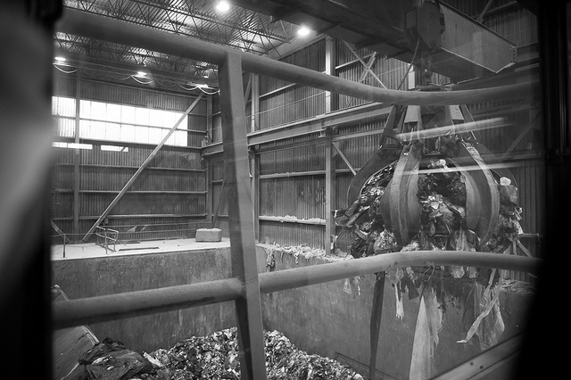 Inside the Burnaby Covanta incinerator. Photo: Caelie_Frampton/flickr