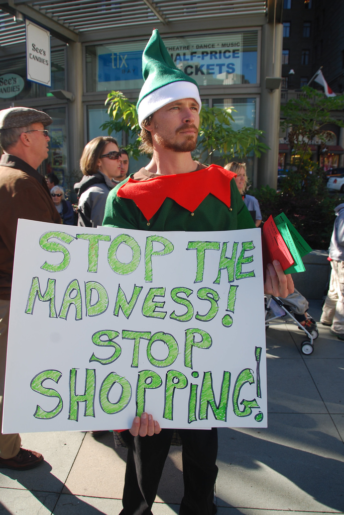 Anti-consumerist elf