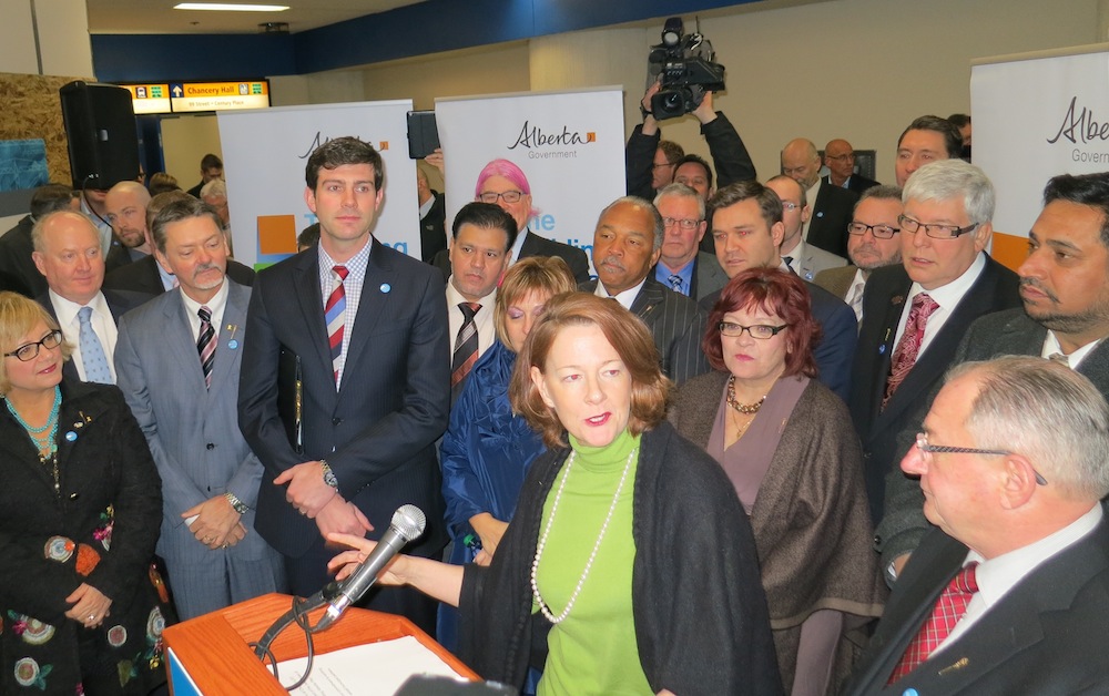 Alison Redford March 11 LRT Announcement