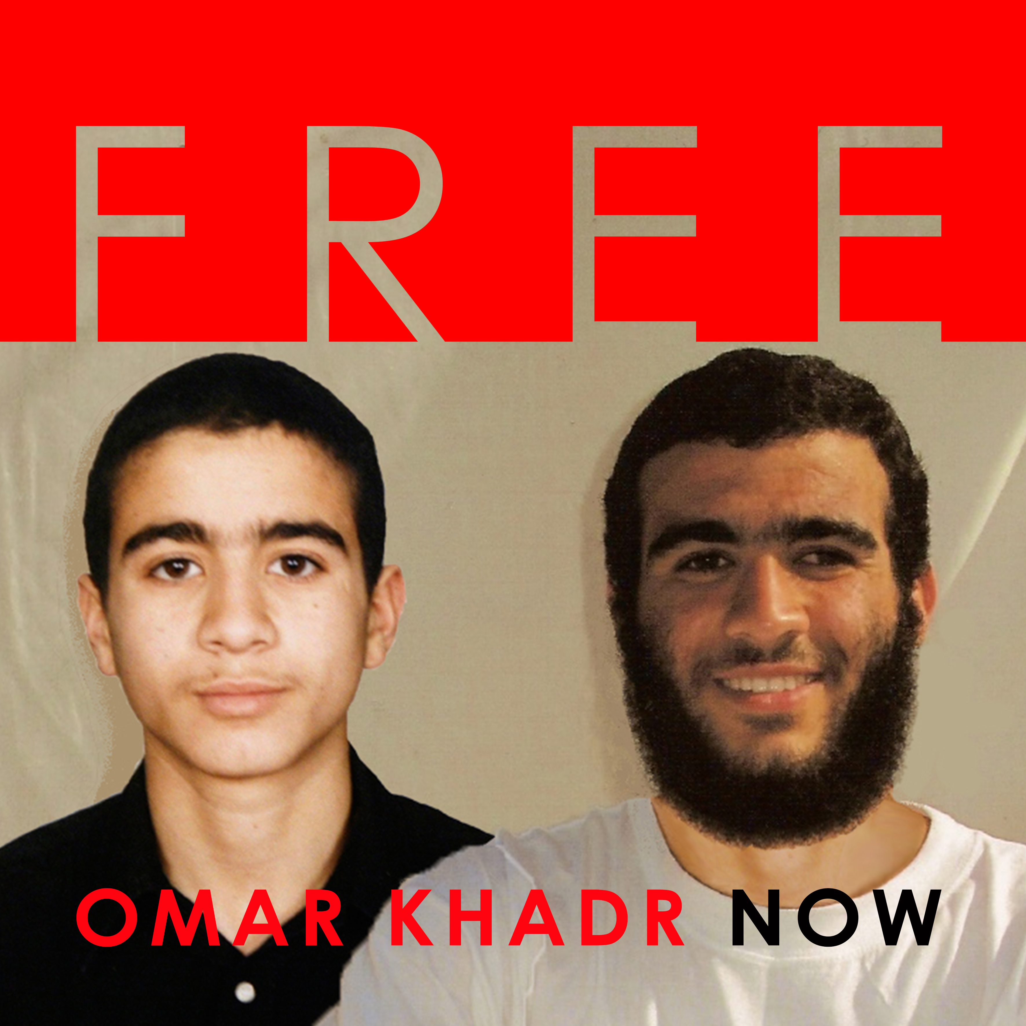 Image courtesy of Free Omar Khadr Now Campaign