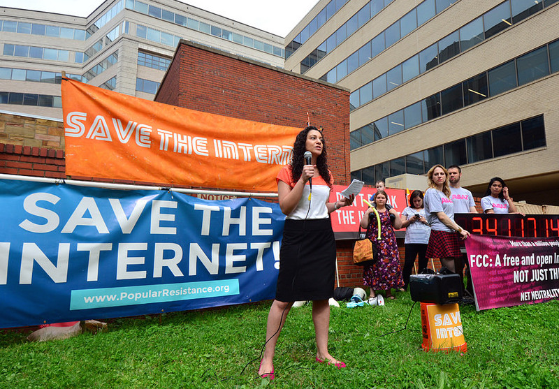 save the Internet rally