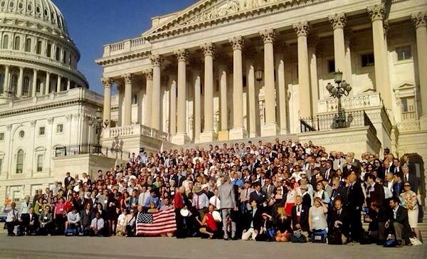 More than 600 volunteers with Citizens' Climate Lobby converged on Capitol Hill