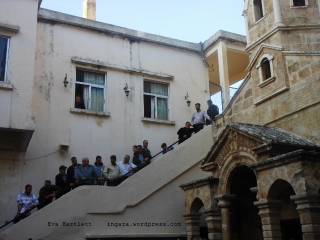 Displaced Kassab residents take shelter in Armenian church